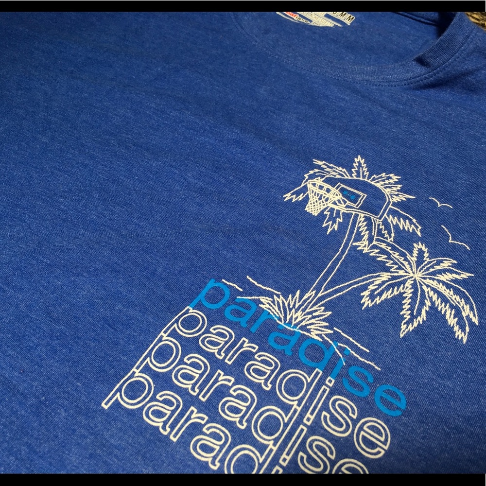 Under Armour basketball theme tee